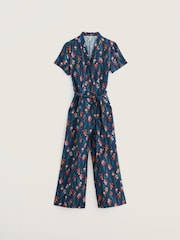 Seasalt Cornwall Blue Treen Cove Jumpsuit - Image 4 of 5