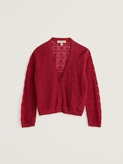 Seasalt Cornwall Red Sweet Day Cardigan - Image 4 of 5
