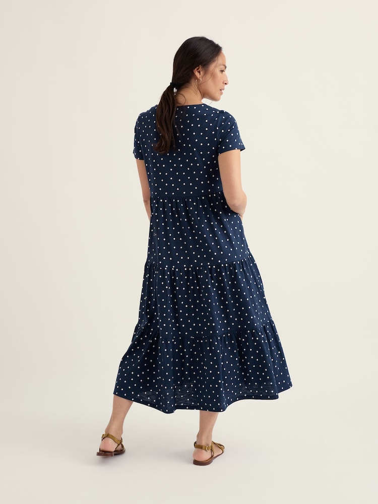 Seasalt Cornwall Blue S/S Line Strokes Dress - Image 2 of 4