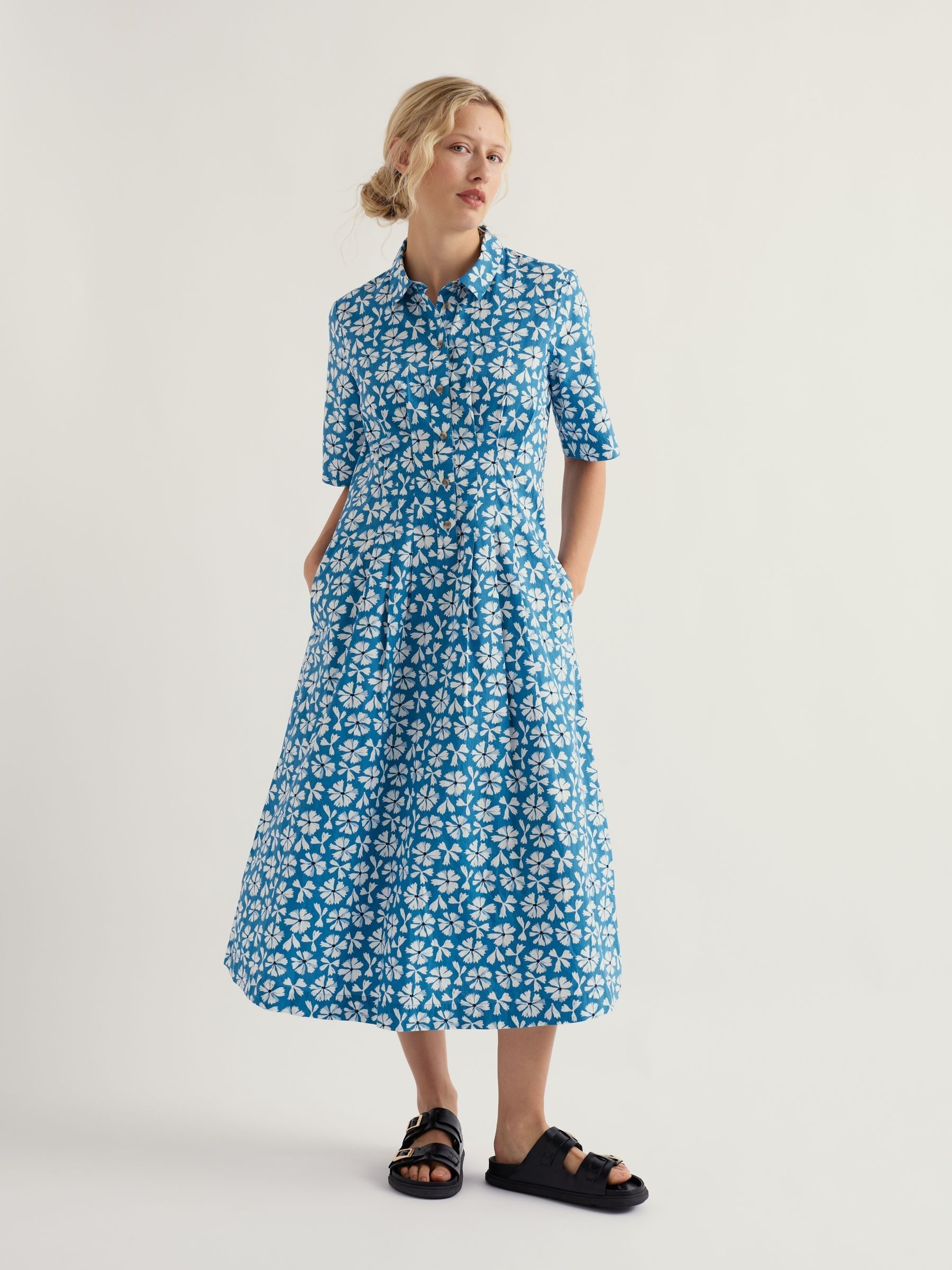 Buy Seasalt Cornwall Blue Wild Liquorice Dress from the Next UK
