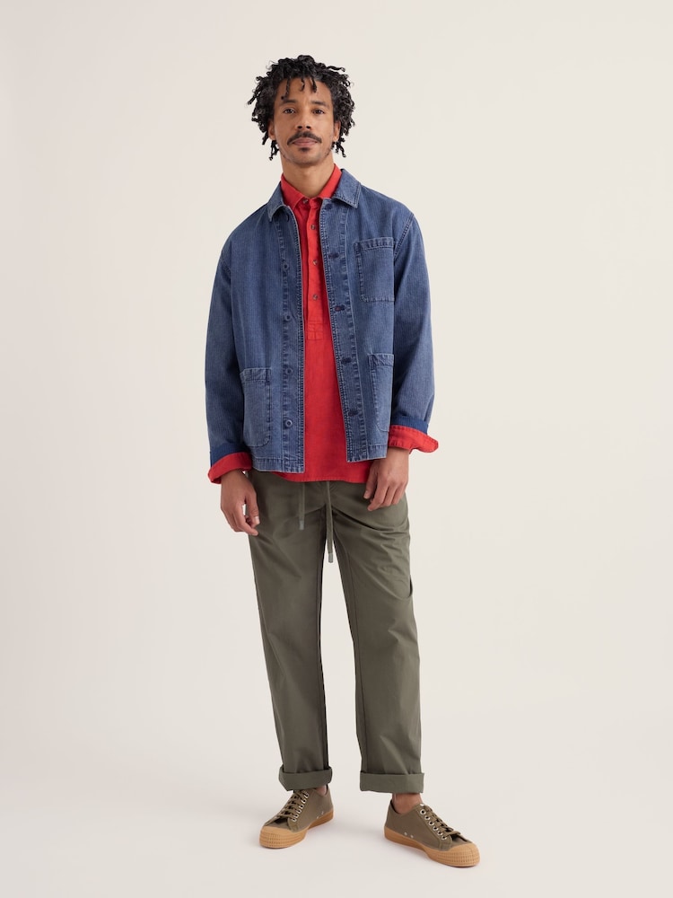 Seasalt Cornwall Red Artist's Shirt - Image 2 of 5