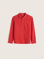 Seasalt Cornwall Red Artist's Shirt - Image 4 of 5