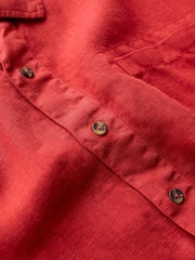 Seasalt Cornwall Red Artist's Shirt - Image 5 of 5