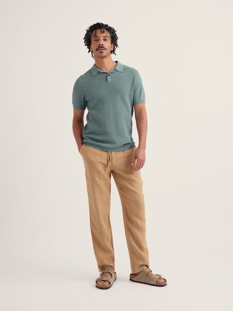 Seasalt Cornwall Crewman Linen Trousers - Imagen 2 de 5