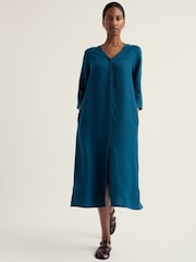 Seasalt Cornwall Green Word Posey Dress - Image 1 of 5