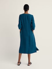 Seasalt Cornwall Green Word Posey Dress - Image 3 of 5