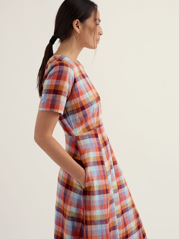 Seasalt Cornwall Orange Medlar Tree Dress - Image 2 of 5