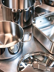 Tramontina Silver Grano 3-Ply Stainless Steel Casserole 24cm - Image 4 of 6