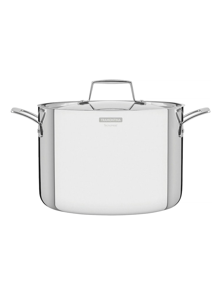 Tramontina Silver Grano 3-Ply Stainless Steel Stock Pot 24cm - Image 2 of 6 Tramontina Silver Grano 3-Ply Stainless Steel Stock Pot 24cm - Image 2 of 6