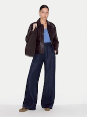 Jigsaw Ocean Blue Modal Lace Vest - Image 3 of 5