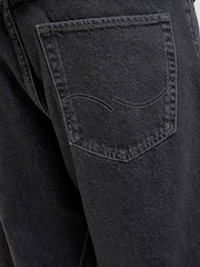 JACK & JONES Black Ron Fit Denim Shorts - Image 7 of 7