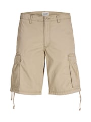 JACK & JONES Brown Relaxed Fit Cargo Shorts - Image 5 of 8