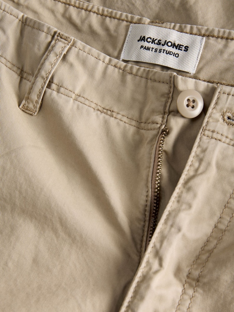 JACK & JONES Brown Relaxed Fit Cargo Shorts - Image 8 of 8 JACK & JONES Brown Relaxed Fit Cargo Shorts - Image 8 of 8