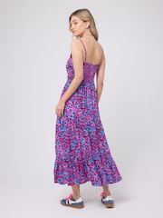 SCAMP & DUDE Paradise Cheetah Pintuck Midi Sundress - Image 3 of 5
