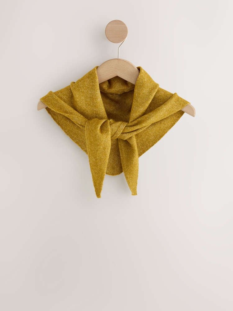 Olive Green Small Triangle Scarf - Image 1 of 3