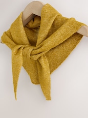 Olive Green Small Triangle Scarf - Image 2 of 3