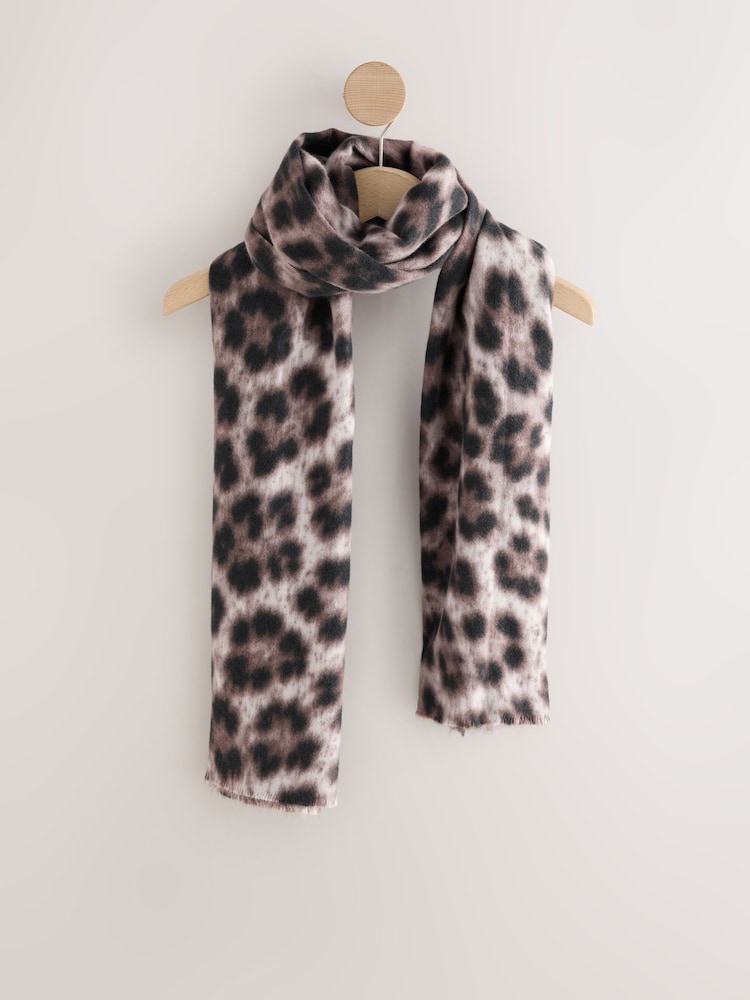 Animal Print Midweight Scarf - Image 1 of 3