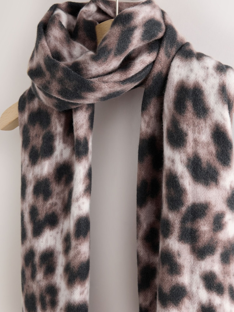 Animal Print Midweight Scarf - Image 2 of 3
