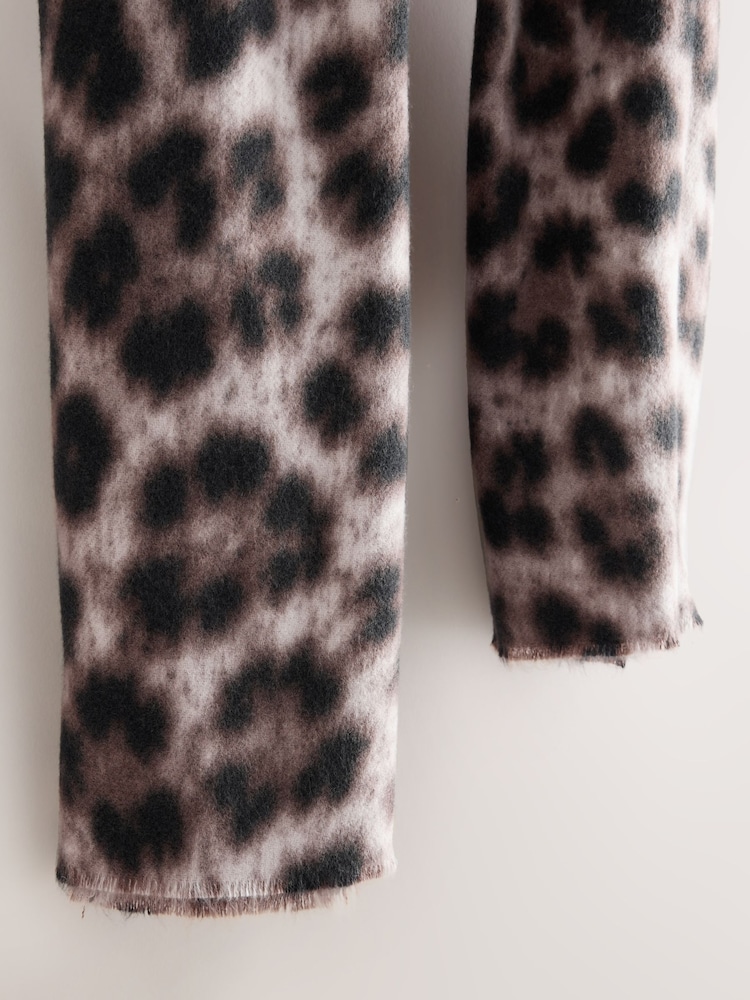 Animal Print Midweight Scarf - Image 3 of 3