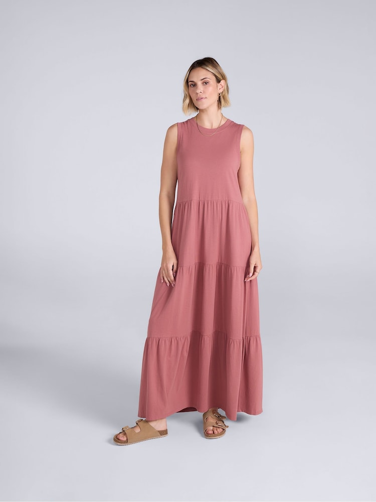 Рожевий - Animal Jersey Maxi Dress - Image 2 of 4