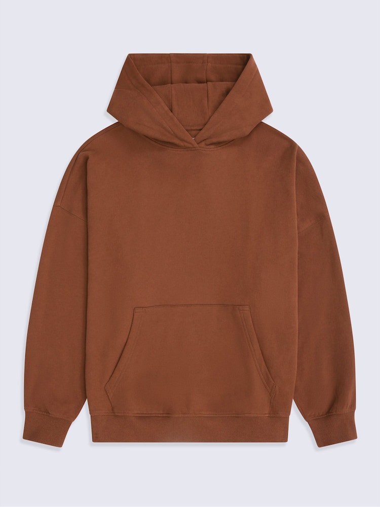 Orange - Animal Idol Drop Shoulder Hoodie - Bild 1 von 4