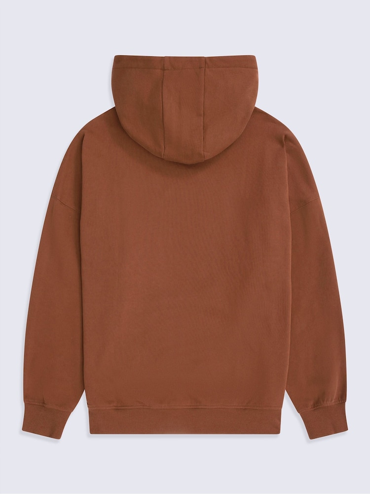 Orange - Animal Idol Drop Shoulder Hoodie - Bild 2 von 4