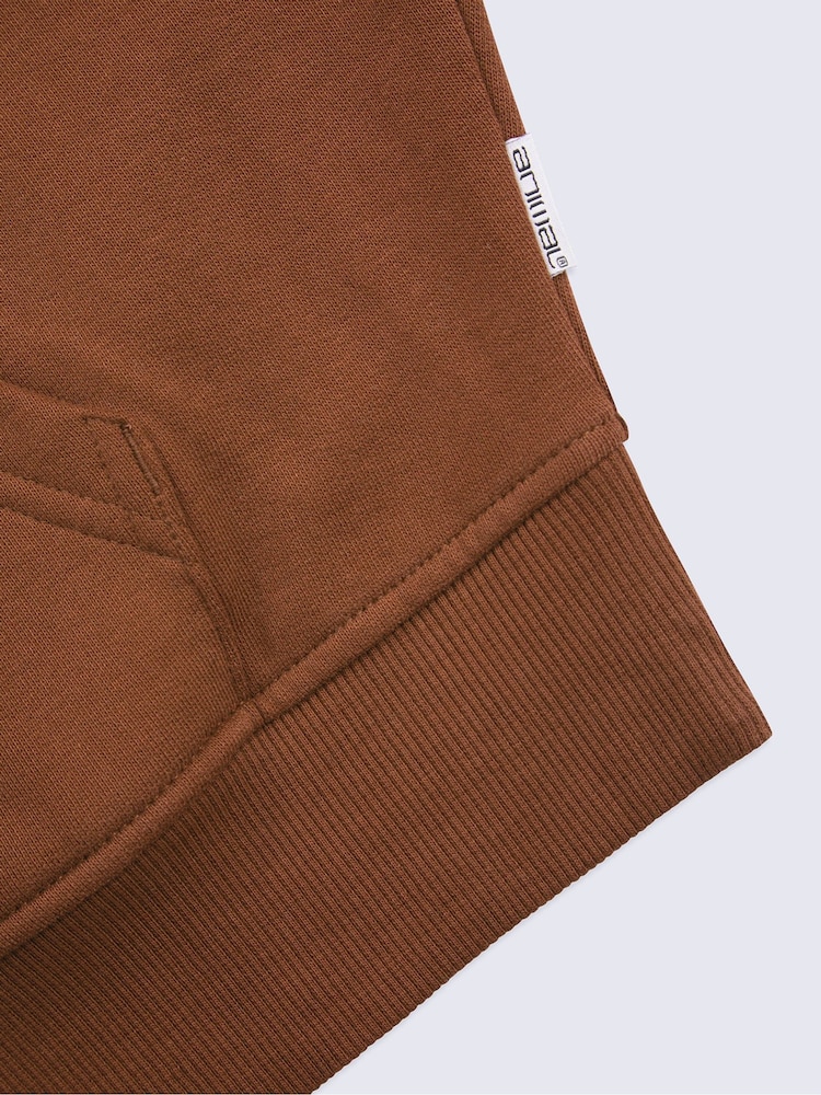 Orange - Animal Idol Drop Shoulder Hoodie - Bild 4 von 4