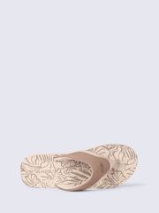 Animal Cream Jekyl Flip Flops - Image 2 of 4