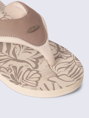 Animal Cream Jekyl Flip Flops - Image 4 of 4