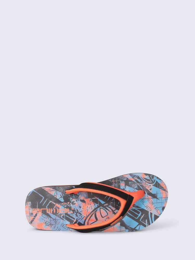 橙色 - Animal Jekyl Kids Flip Flops - 圖片 2/5