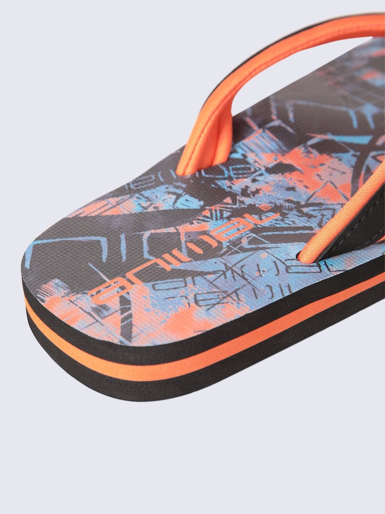橙色 - Animal Jekyl Kids Flip Flops - 圖片 5/5