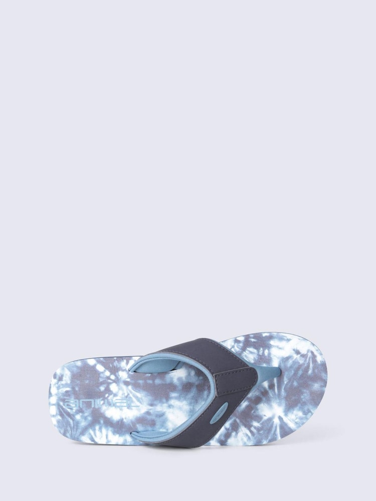 Animal Blue Swish Flip Flops - Image 2 of 5