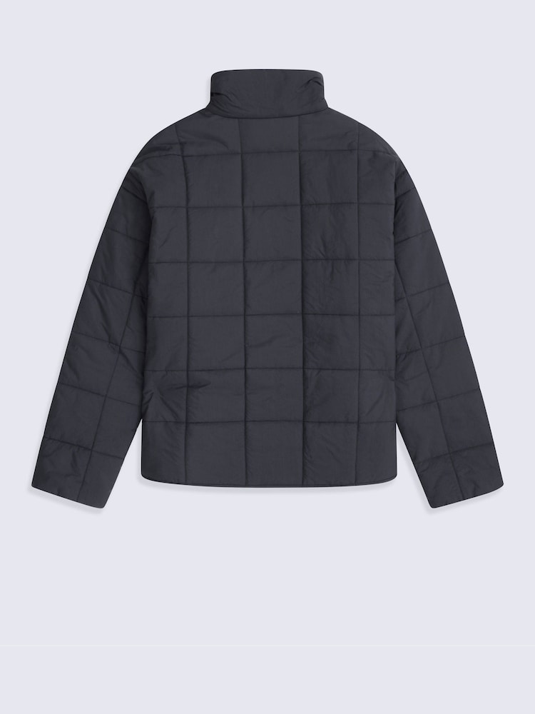 Animal Black Nina Grid Quilt Padded Jacket - Image 1 of 5