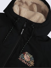 黑色 - Animal Hazey Waterproof Beach Parka - 圖片 3/6