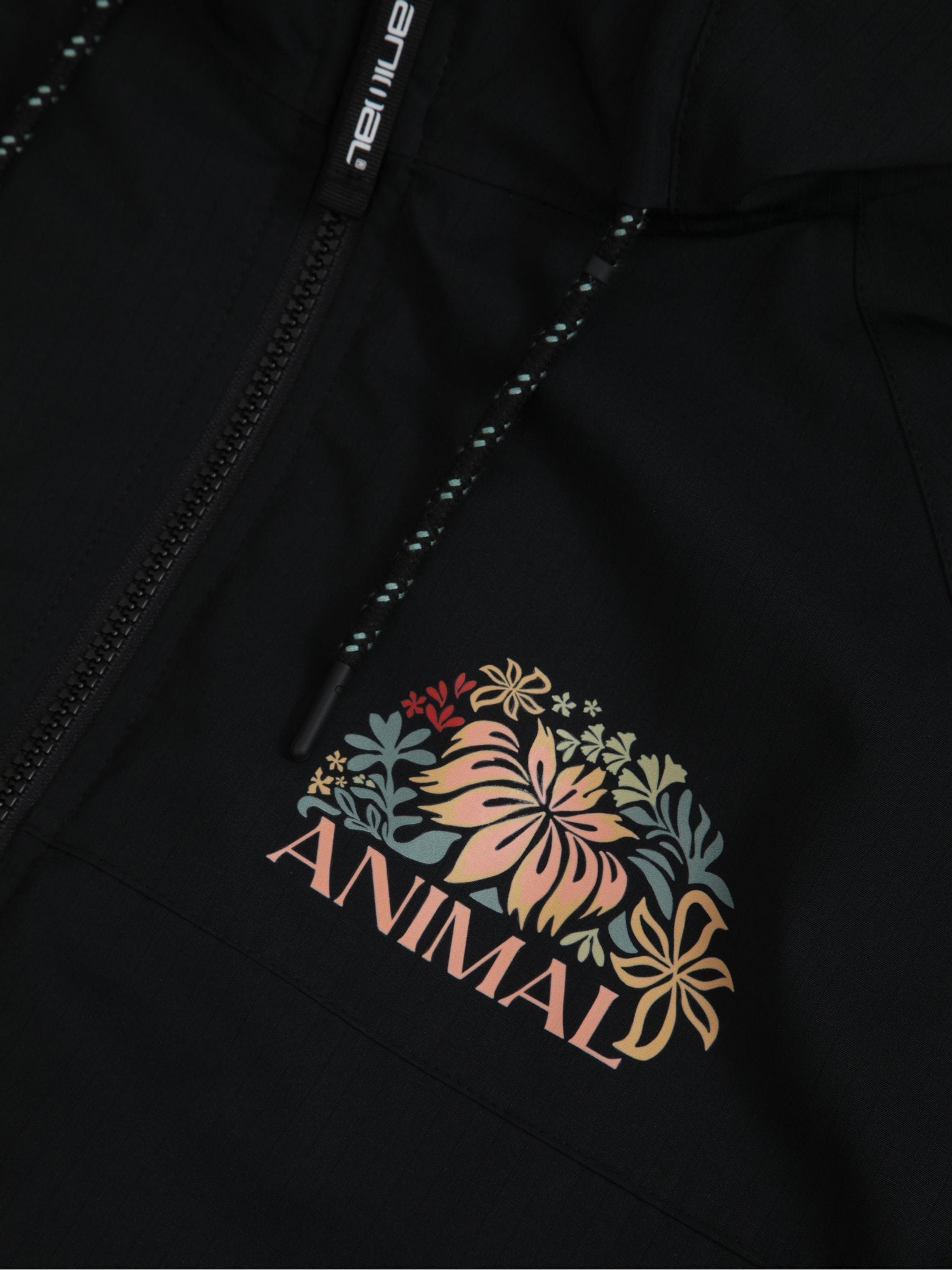 Buy Animal Black Hazey Waterproof Beach Parka from Next Romania