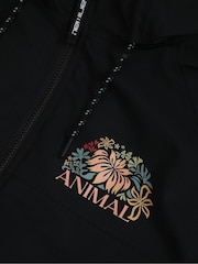 黑色 - Animal Hazey Waterproof Beach Parka - 圖片 5/6