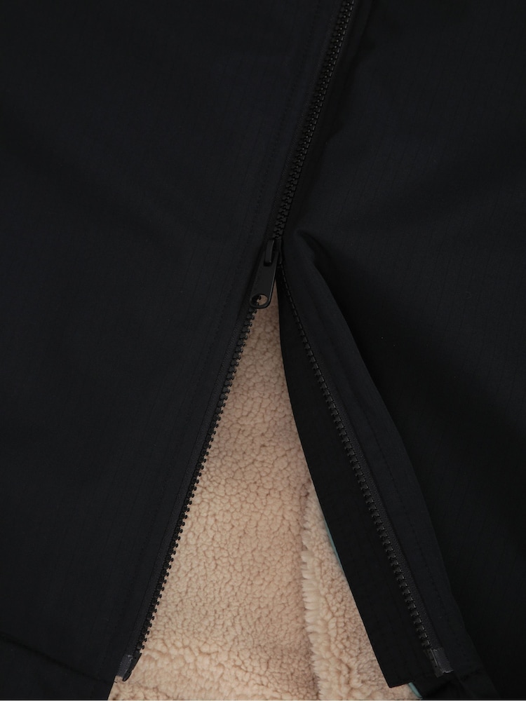 黑色 - Animal Hazey Waterproof Beach Parka - 圖片 6/6