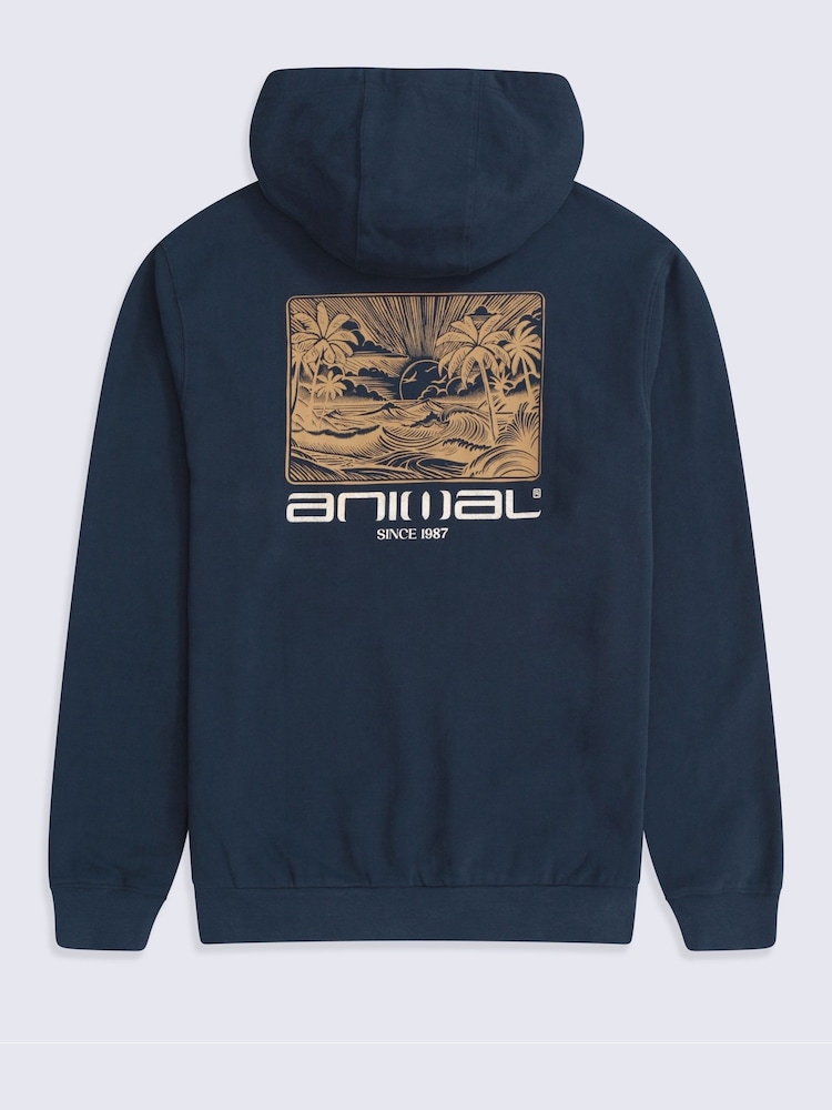 Animal Cobalt Blue River Hoodie - Image 2 of 6