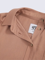 Animal Brown Nova Linen Shirt - Image 3 of 4