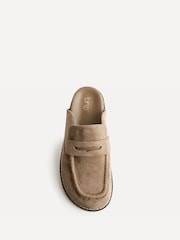 Beige Suede - Linzi Invested Mule Loafers - Image 4 of 6