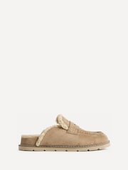 pardo - Linzi Collected Faux Fur Lined Mule Loafers - Imagem 2 de 6