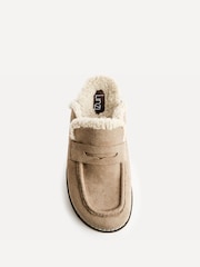 pardo - Linzi Collected Faux Fur Lined Mule Loafers - Imagem 4 de 6