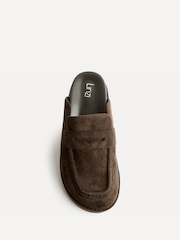 Коричнева замша - Linzi Invested Mule Loafers - Image 4 of 5