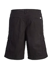 JACK & JONES Black Loose Fit Cargo Shorts - Image 2 of 3