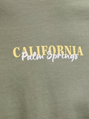 JACK & JONES Grey City Photo Backprint T-Shirt - Image 5 of 5