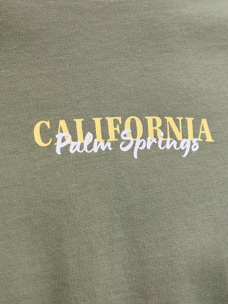 JACK & JONES Grey City Photo Backprint T-Shirt - Image 5 of 5