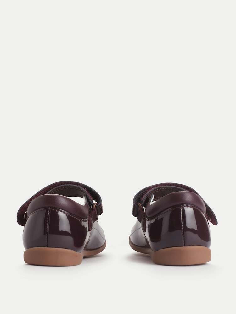 Start-Rite Red Slide Mary-Jane Smart Rip-Tape First Walking Shoes - Image 6 of 6