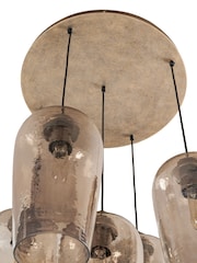 Libra Interiors Brown Belgrove 5 Light Cluster Pendant - Image 4 of 5