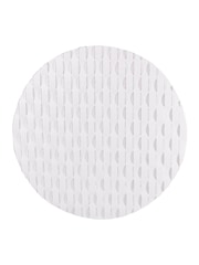 Libra Interiors Antique White Woven Geometric Wall Art 90x90cm - Image 3 of 7