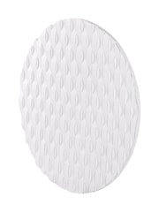 Libra Interiors Antique White Woven Geometric Wall Art 90x90cm - Image 5 of 7